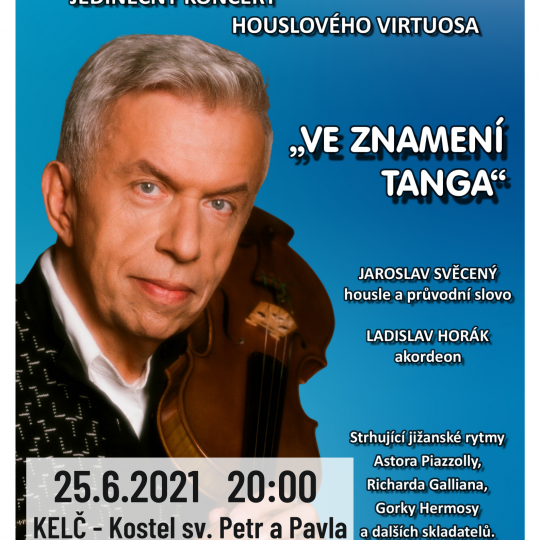 Koncert houslisty Jaroslava Svěceného
