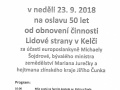 50 let obnovení činnosti KDU-ČSL v Kelči 1