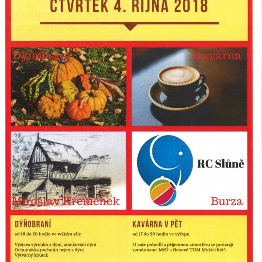 Kulturní dům v Kelči - akce dne 4. října 2018 1